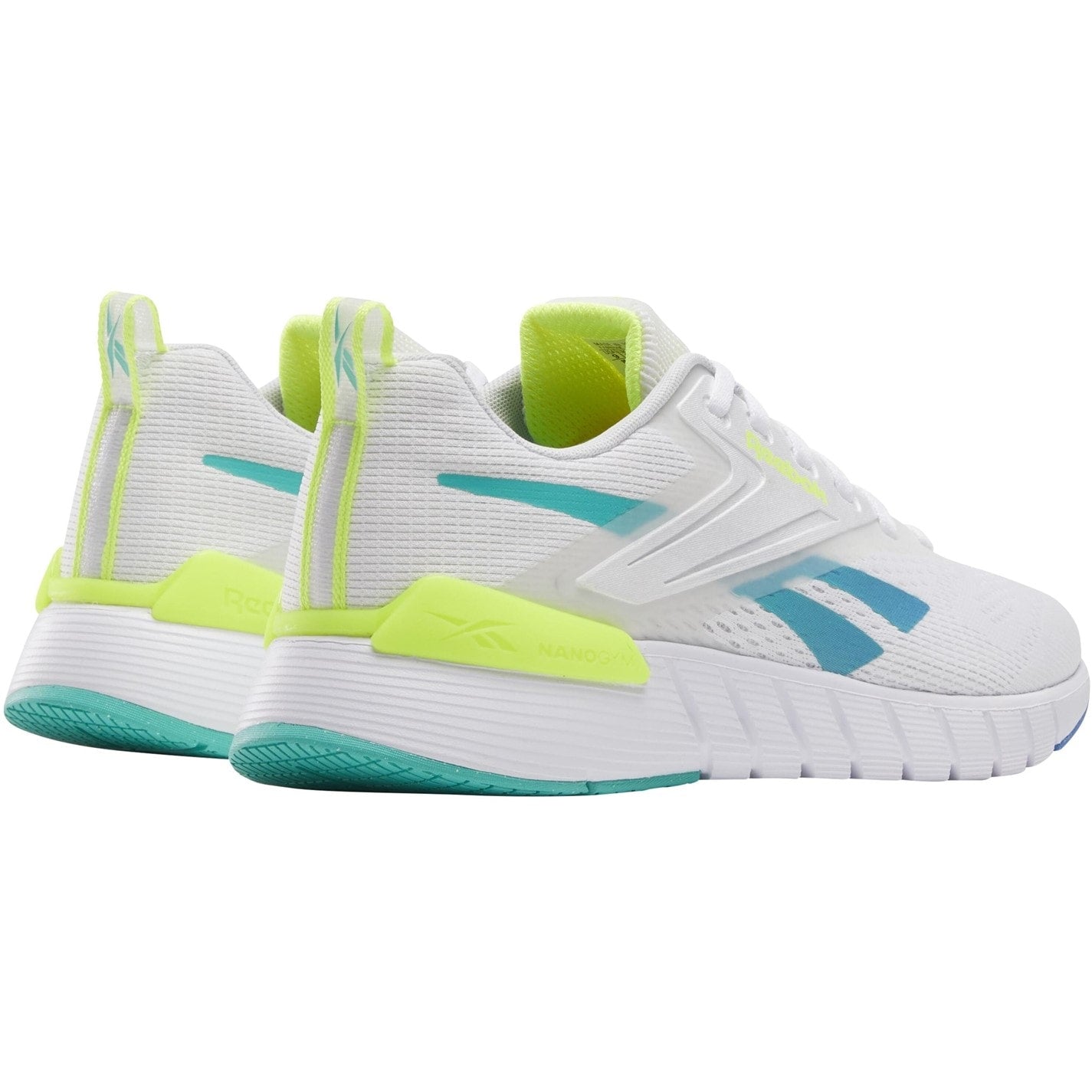 Reebok Nano Gym Trainers - White/Green/Blue