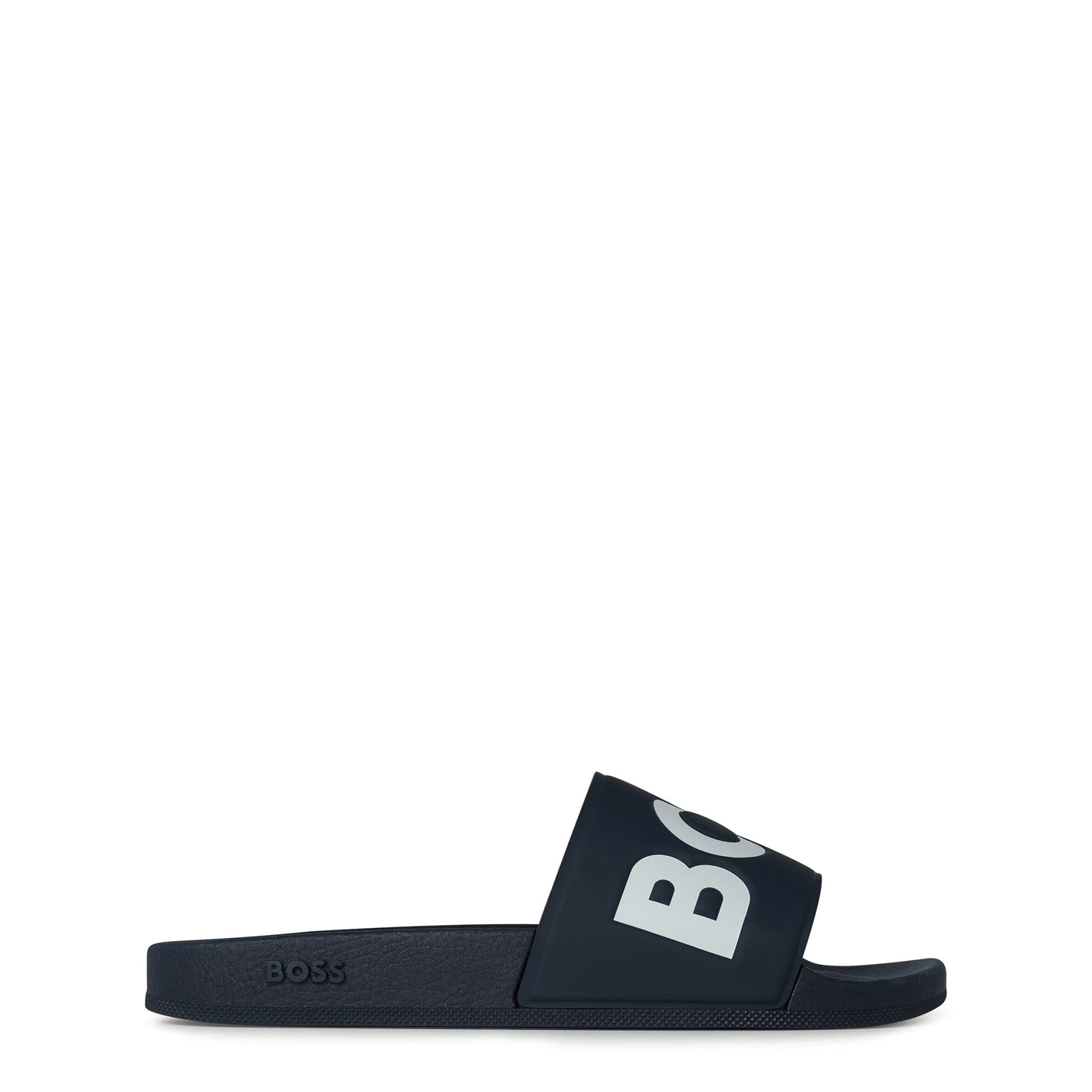 Italian-made slides with large logo detail
