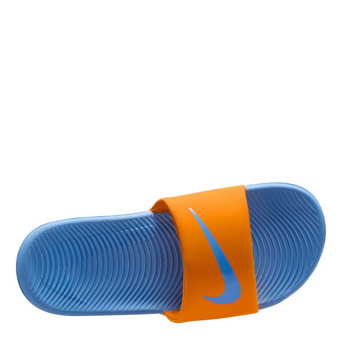 Nike Orange Blue Junior/Youth Kawa Sliders
