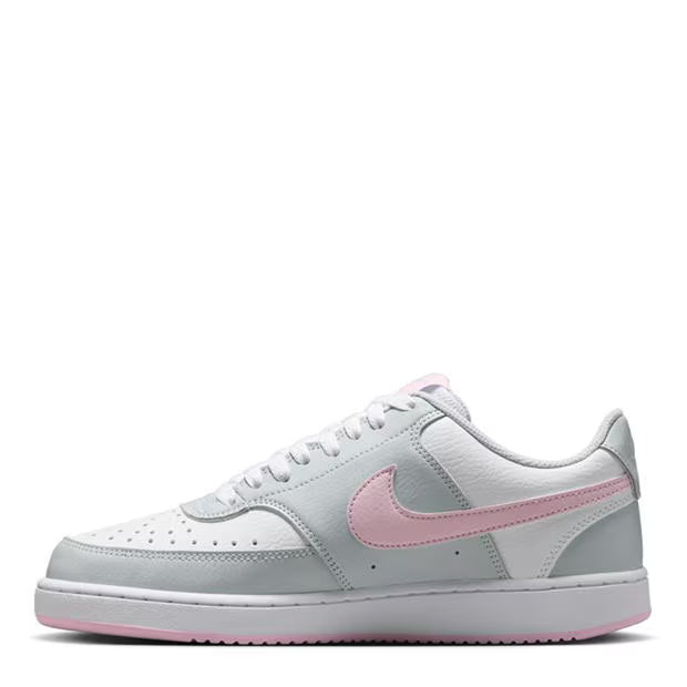 Nike Court Vision Low Trainers - White/Grey/Pink