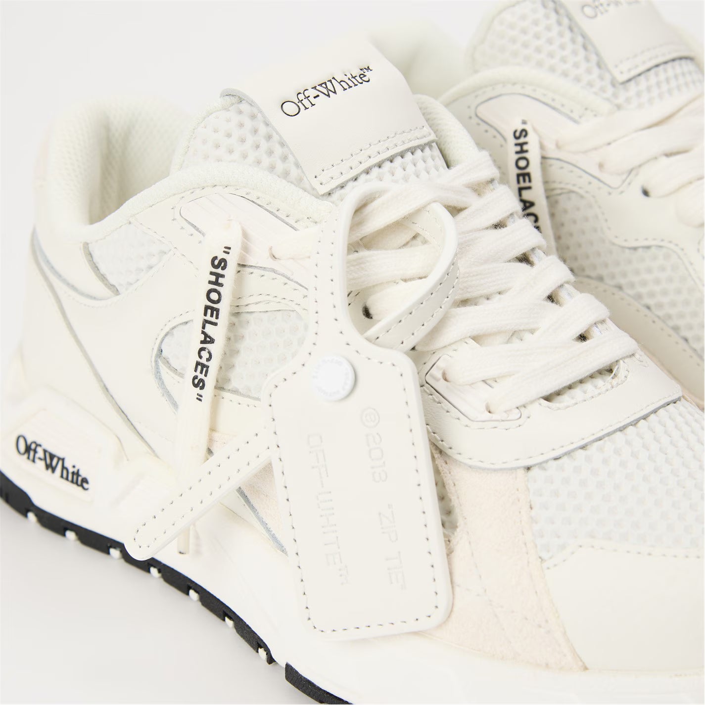 Off-White™ Kick Off Sneaker – White/White UK 3