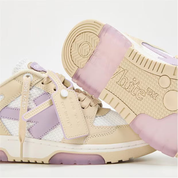 Off-White™ OOO Slim Sneaker – Beige/Lvndr - UK 7