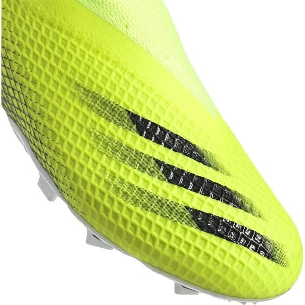 X Ghosted .3 Laceless Juniors Firm Ground Football Boots