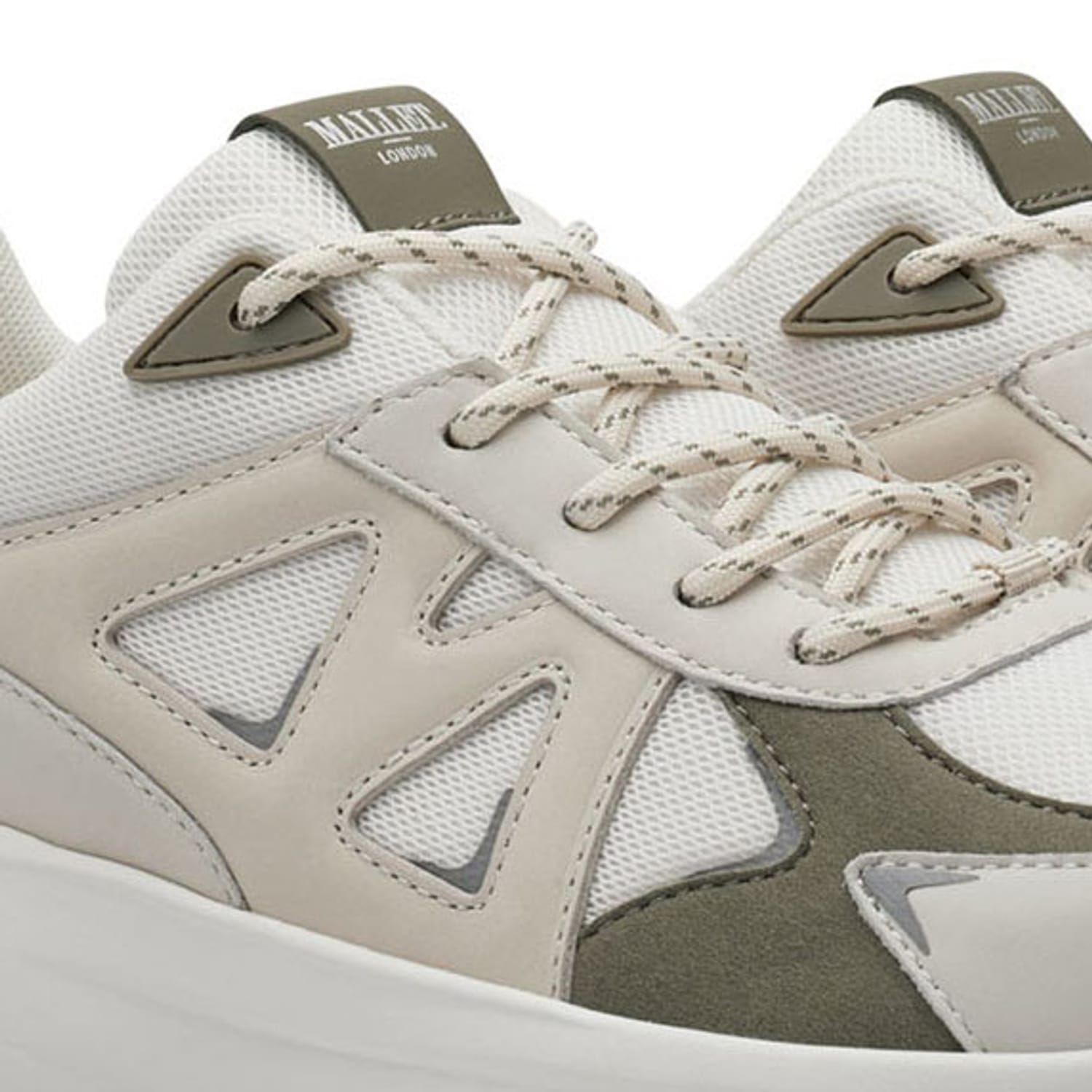 Mallet Angel Trainers in White
