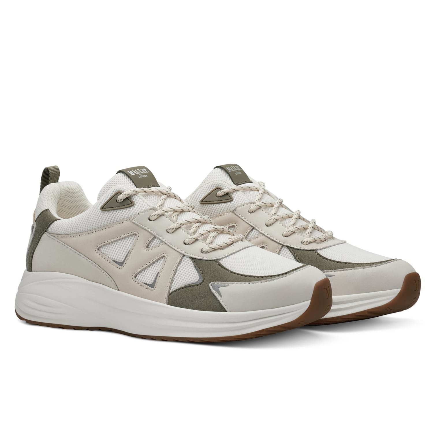 Mallet Angel Trainers in White