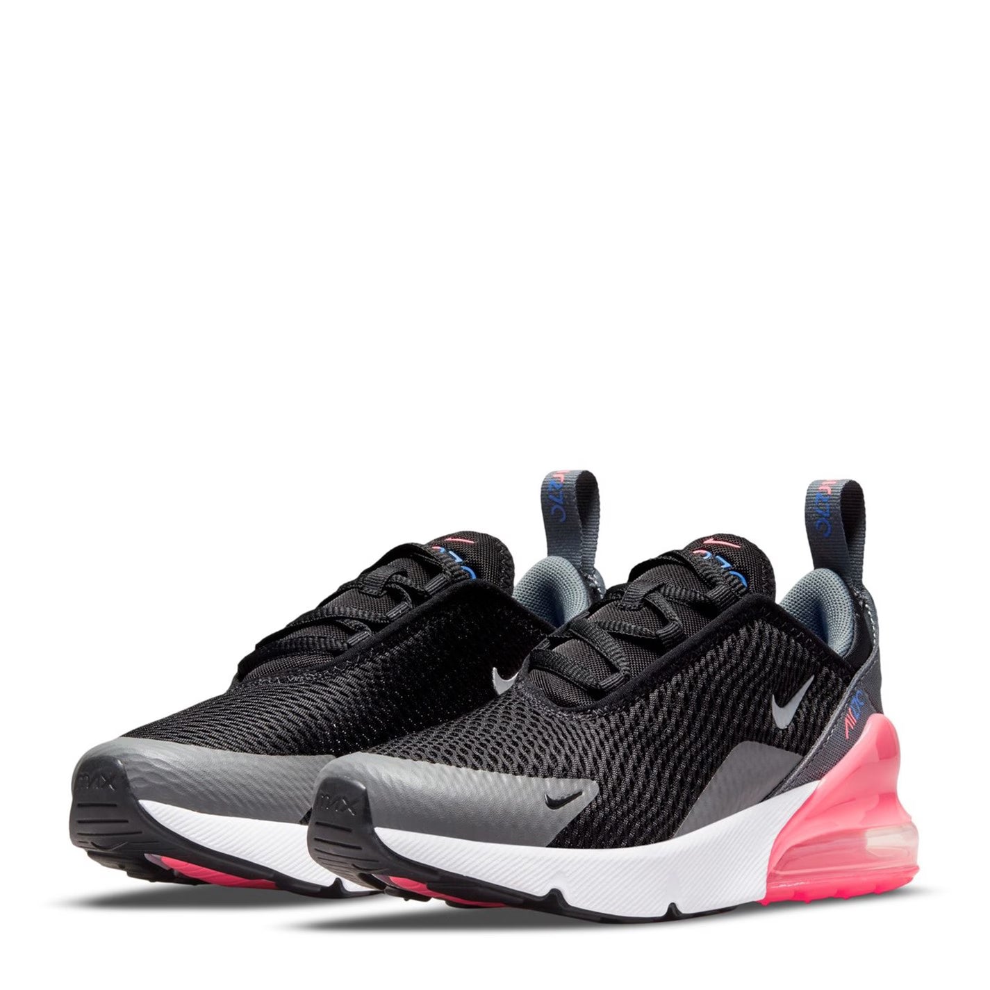 Nike Black/Pink Junior Air Max 270 Trainers