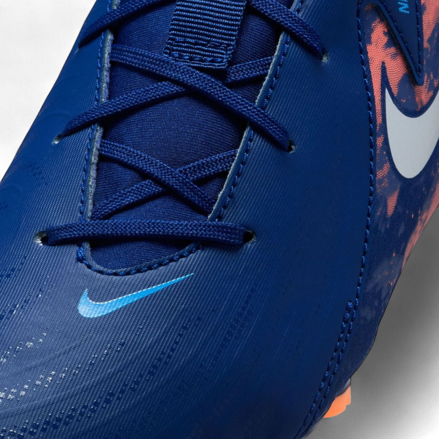 Nike Blue Kids Phantom Erling Haaland Multi Ground Football Boots