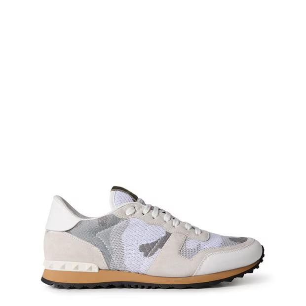 Valentino VY0S0723 White Camo Trainers