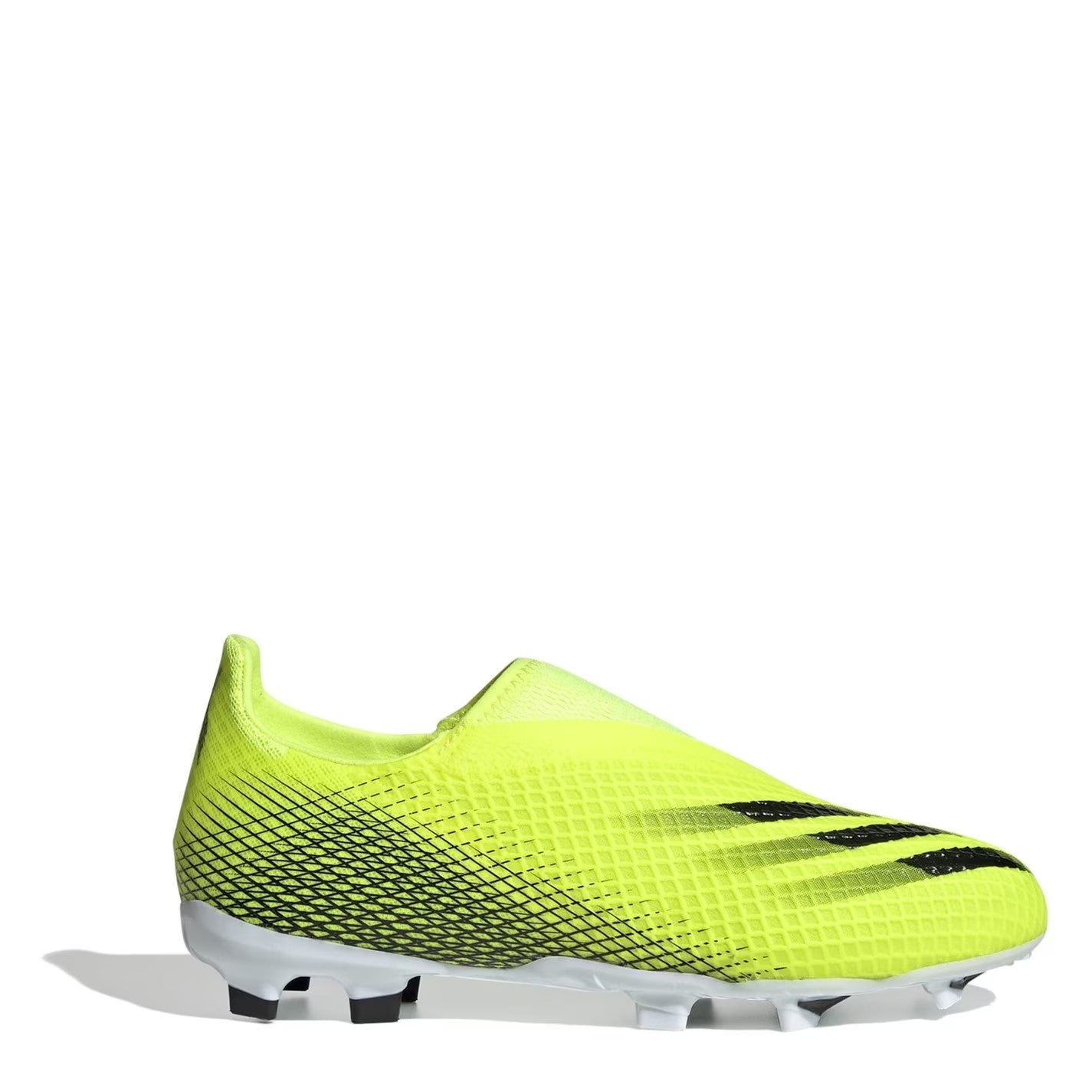 X Ghosted .3 Laceless Juniors Firm Ground Football Boots