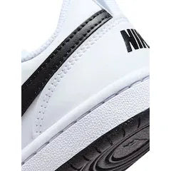 Nike White/Black Junior Court Borough Low Recraft Trainers